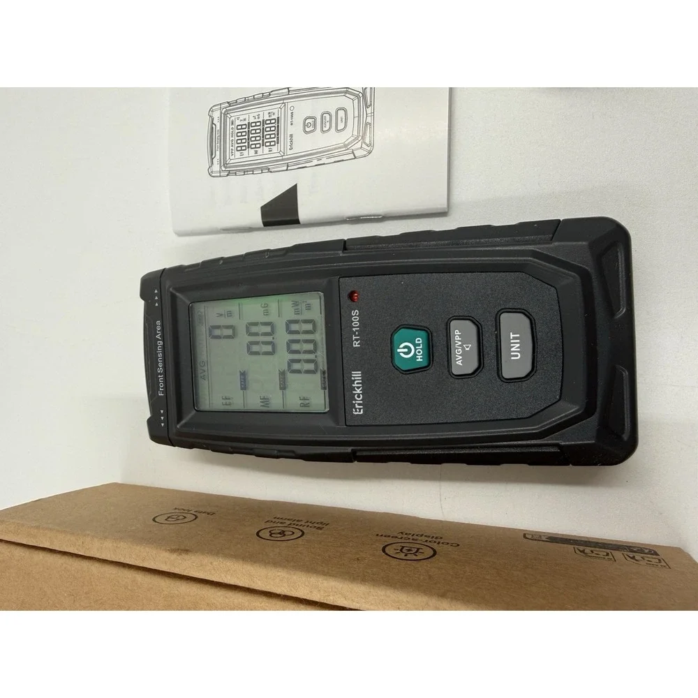 ERICKHILL EMF Detector Rechargeable‎ Digital Electromagnetic Field Radiation